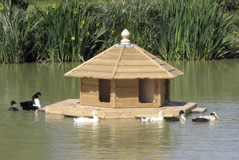 Floating Duck House at Flyte so Fancy