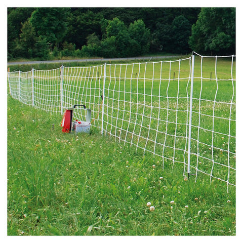 Set up of Electric Poultry Netting (white)