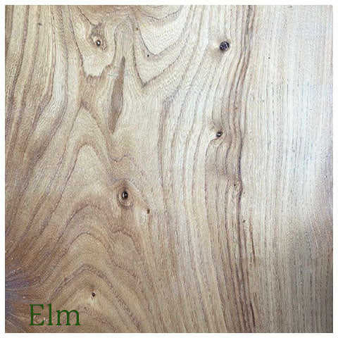 Elm Tree (hardwood) timber showing wavy grain