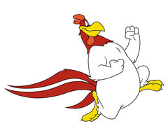 Cartoon Rooster Running