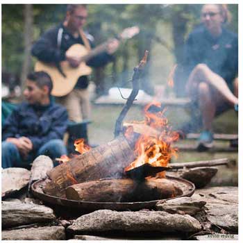 Gathering Around the Fire with Friends