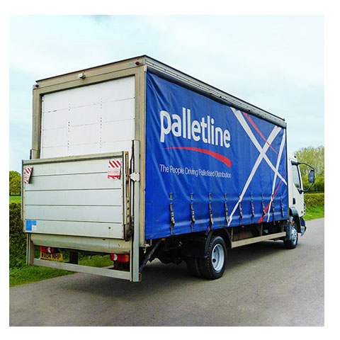 Palletline delivery lorry
