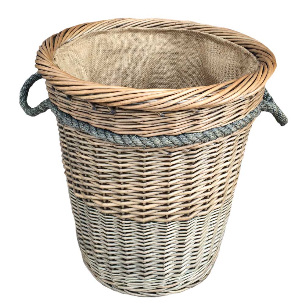 Small Wicker Log-Storage Basket - Flyte so Fancy