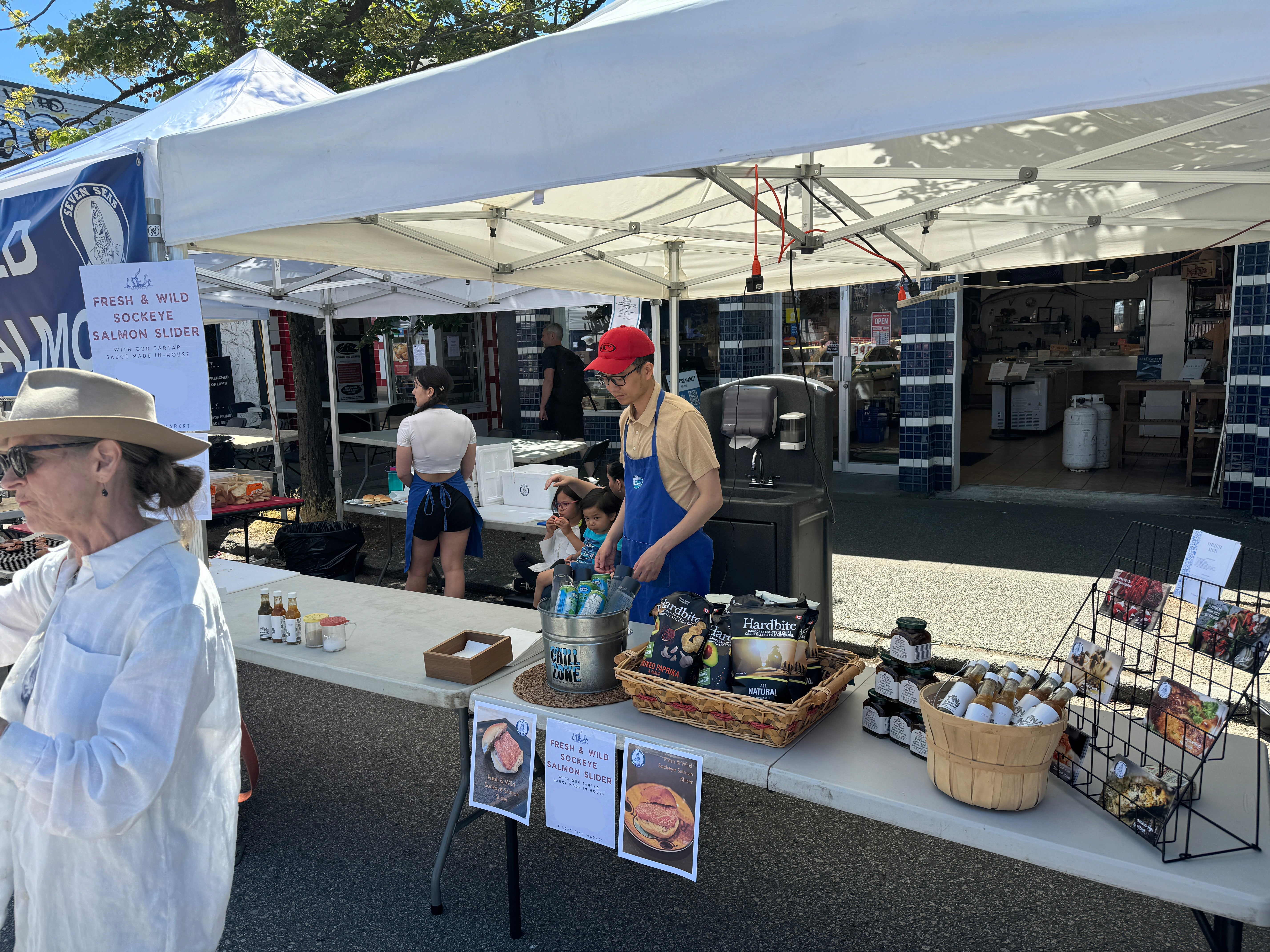Wild Sockeye Salmon Sliders and more at 7 Seas Fish Market