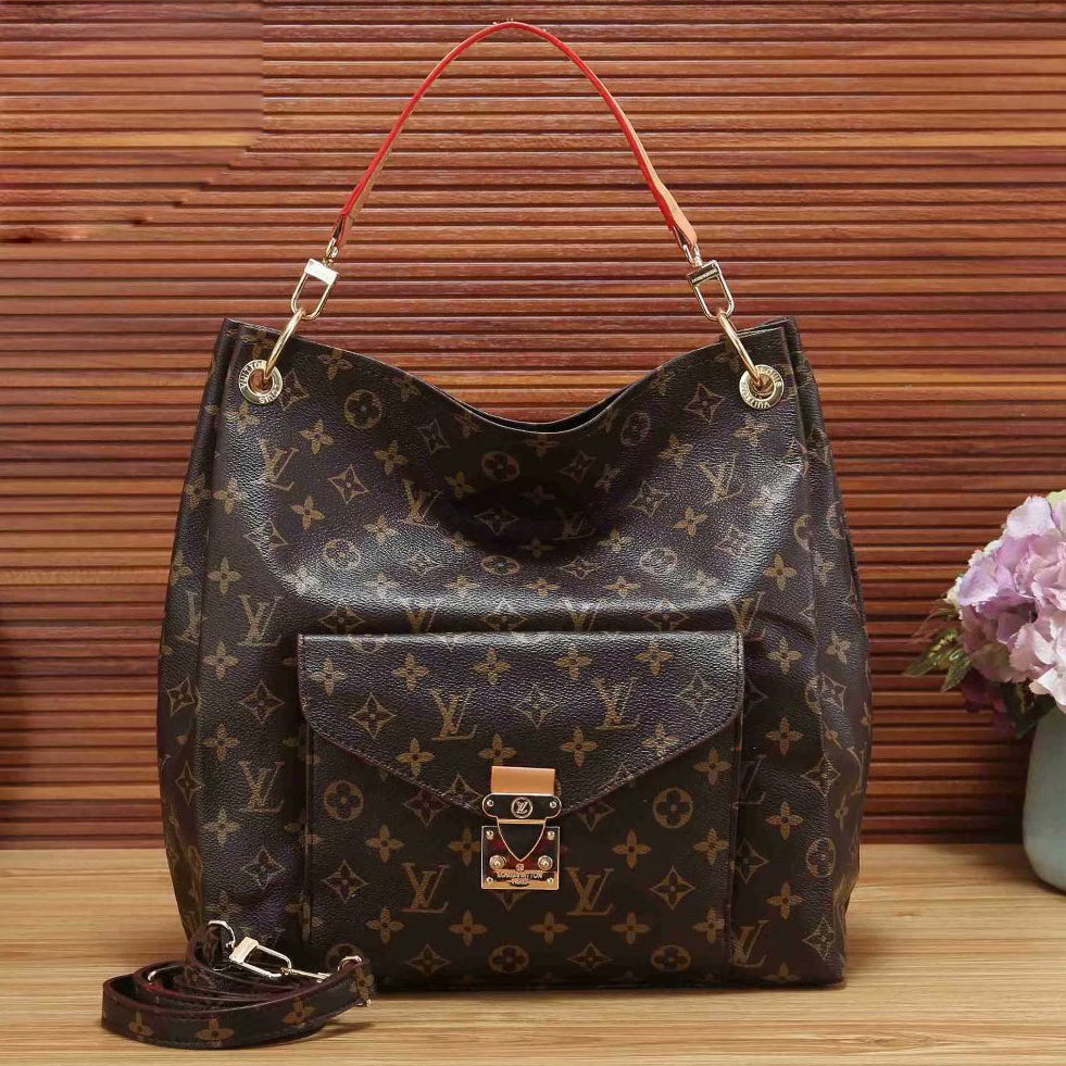 LV Louis Vuitton Full Letters Handbag Shoulder Bag Messenger Bag
