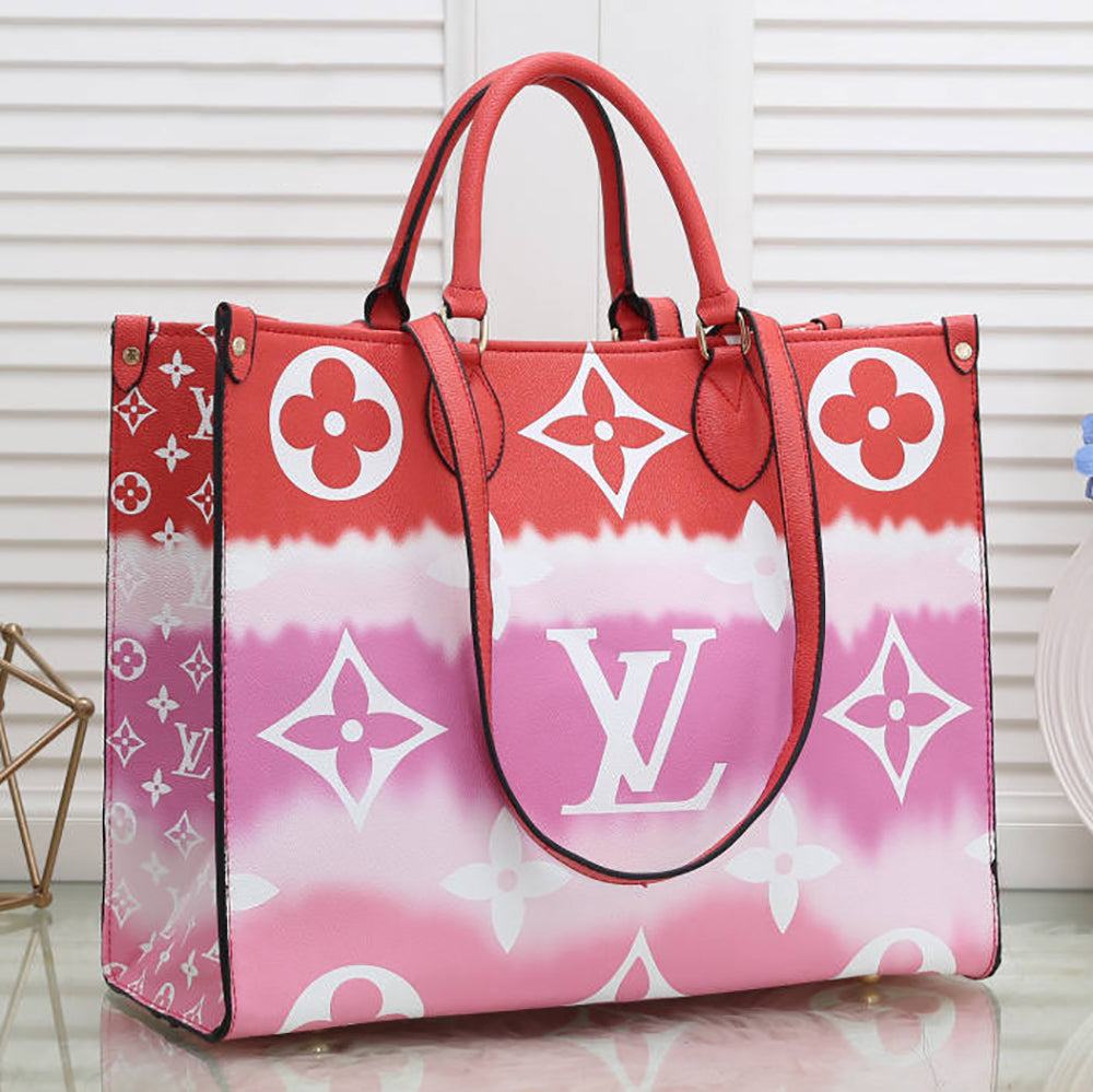 LV Louis Vuitton Hot Sale Letter Print Large Capacity Tote Shoulder Bag Crossbody Bag