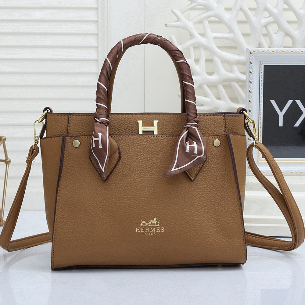 Hermes H letter logo Women's shopping handbag shoulder bag messenger bag