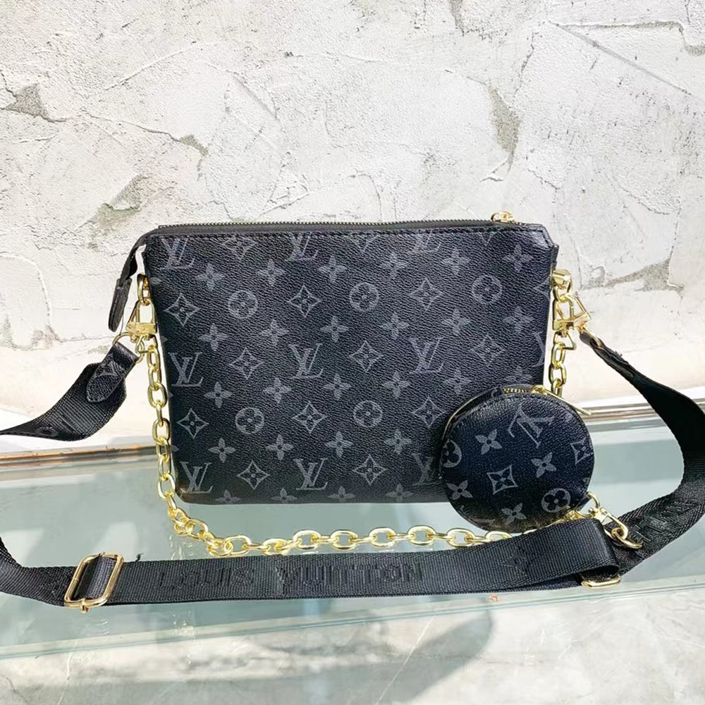 LV Louis Vuitton Hot Sale Letter Plaid Print Two Piece Shoulder Bag Crossbody Bag