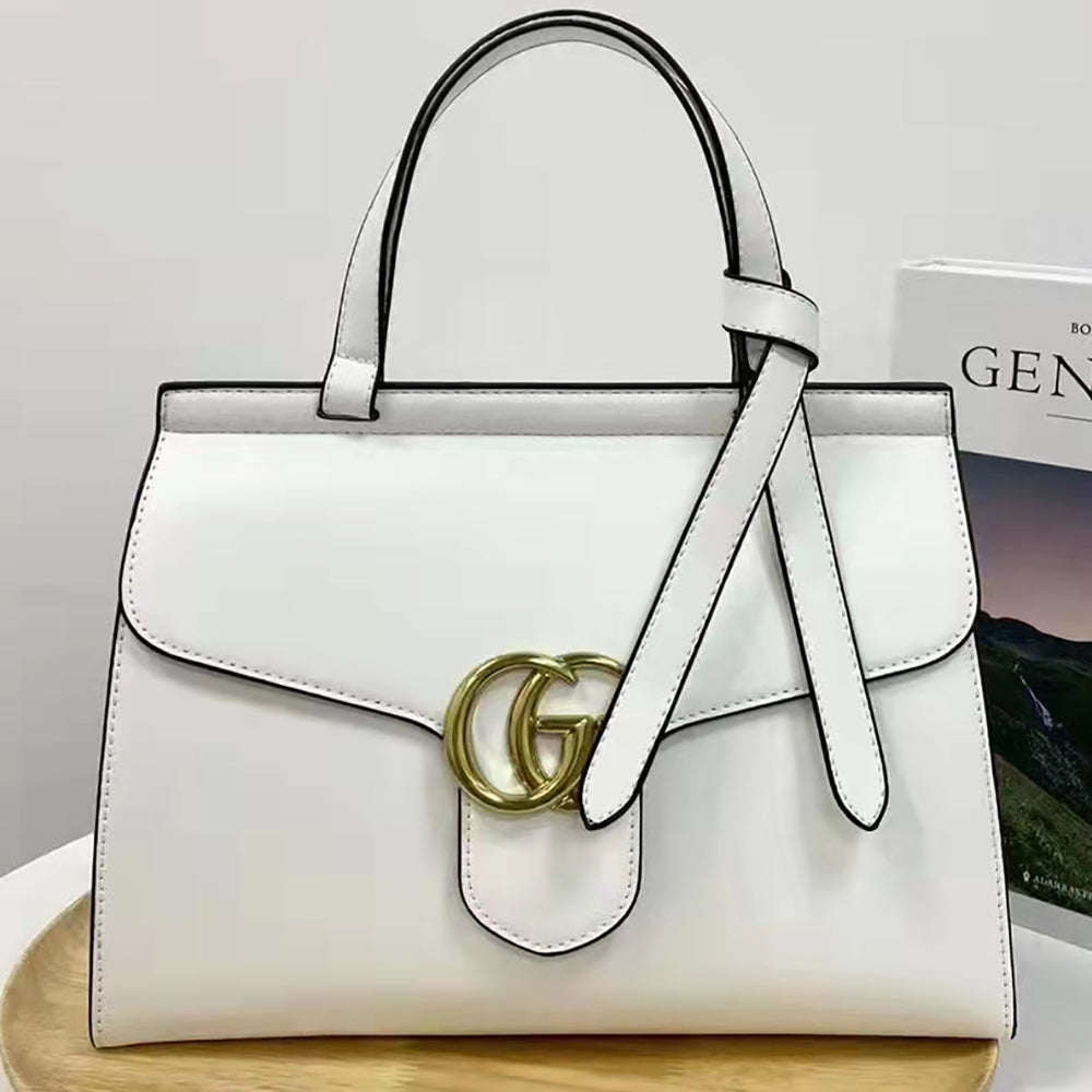 GG gold letter logo women shopping tote bag flap shoulder bag me