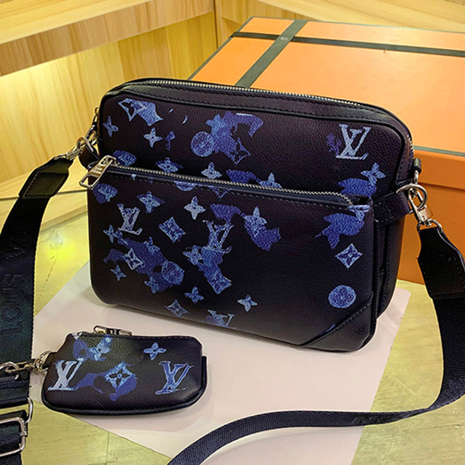 LV Louis vuitton Hot Sale Alphabet Three Piece Set Women's Shopping Single Shoulder Bag Messenge