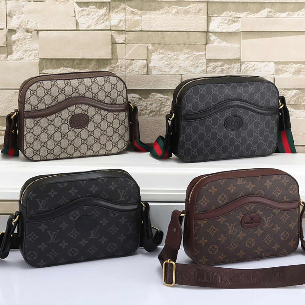 LV Louis vuitton GG new full print letter logo women's zipper shoulder bag messenger bag