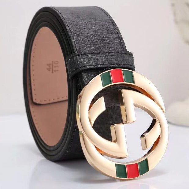 GG classic monogram print couple's belt