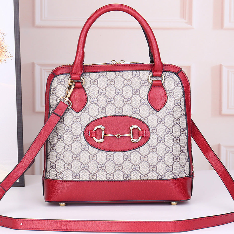 GG Letter Print Patchwork Color Ladies Shopping Shell Bag Handbag Shoulder Bag Crossbody Bag