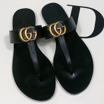 GG Woman Men Fashion Slippers Sandals Flat Shoes