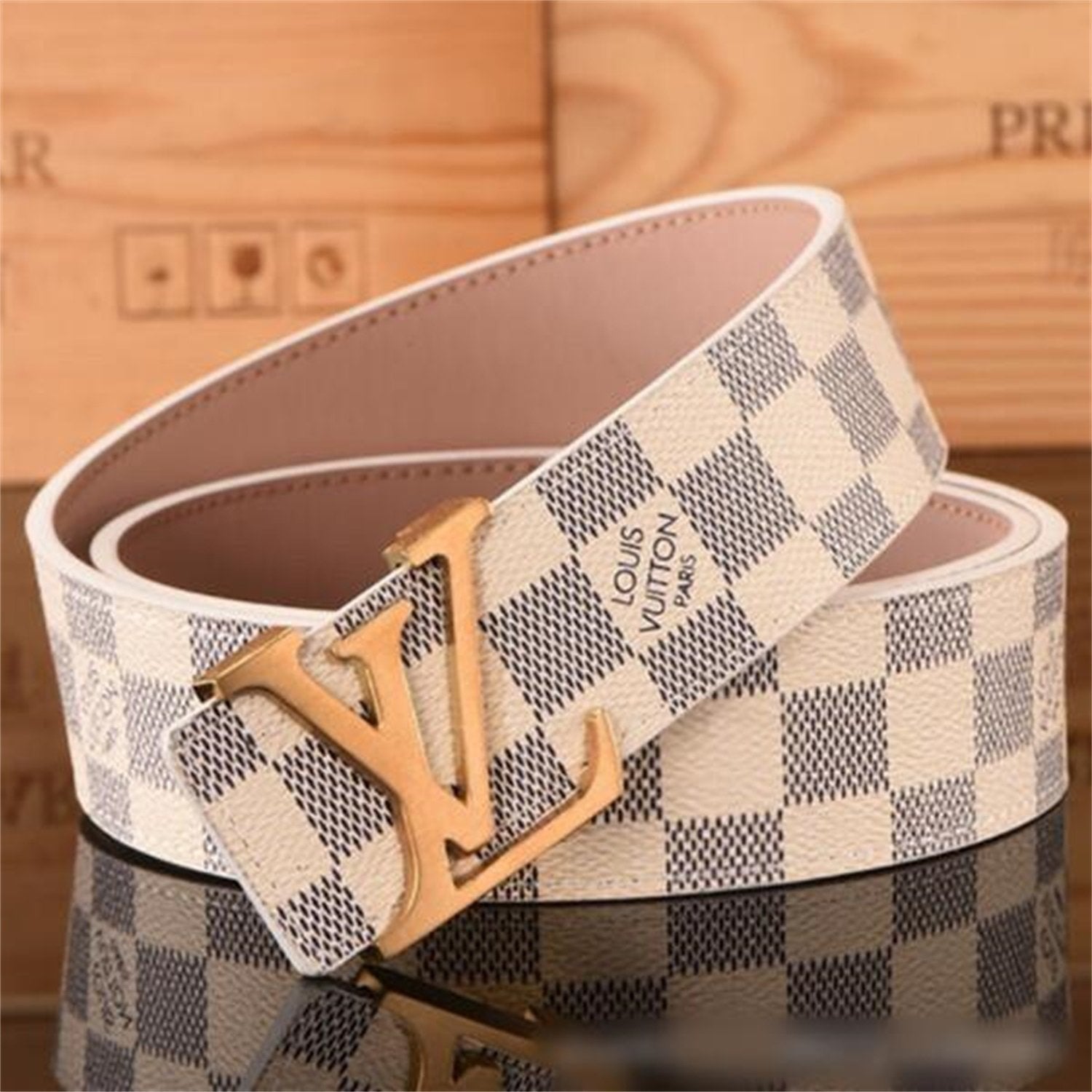 Louis Vuitton LV Monogram Men and Women's Belt