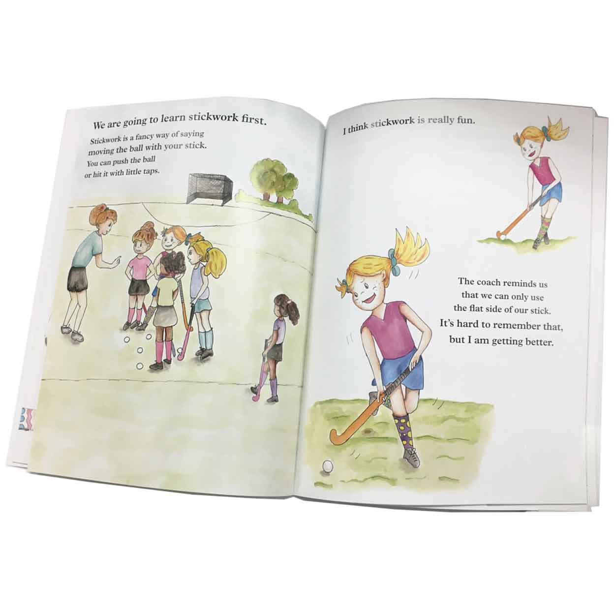 Felicity Plays Field Hockey Children's Softcover Book