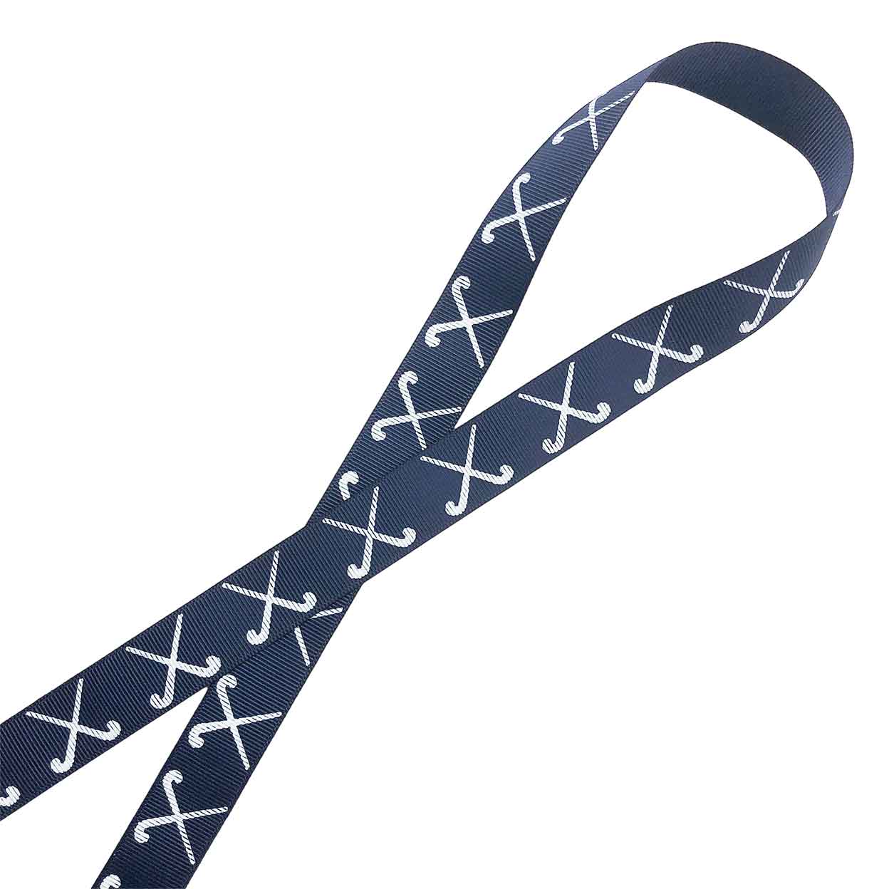 Field Hockey Printed Grosgrain Ribbon-By-The-Yard