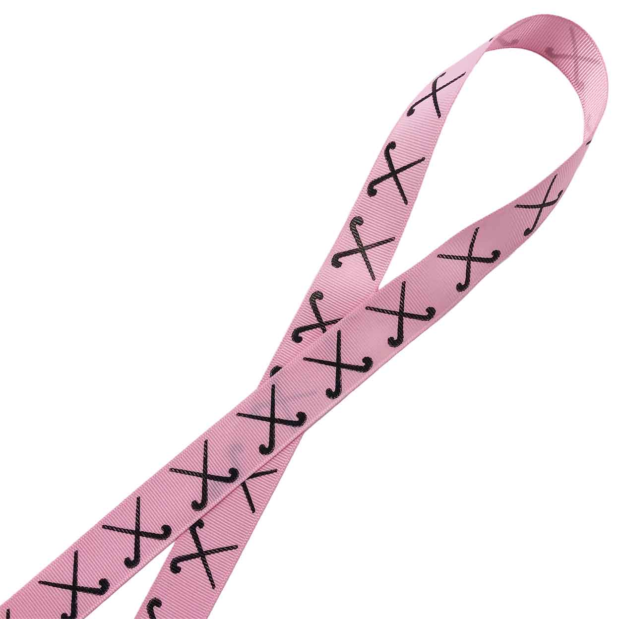 Field Hockey Printed Grosgrain Ribbon-By-The-Yard