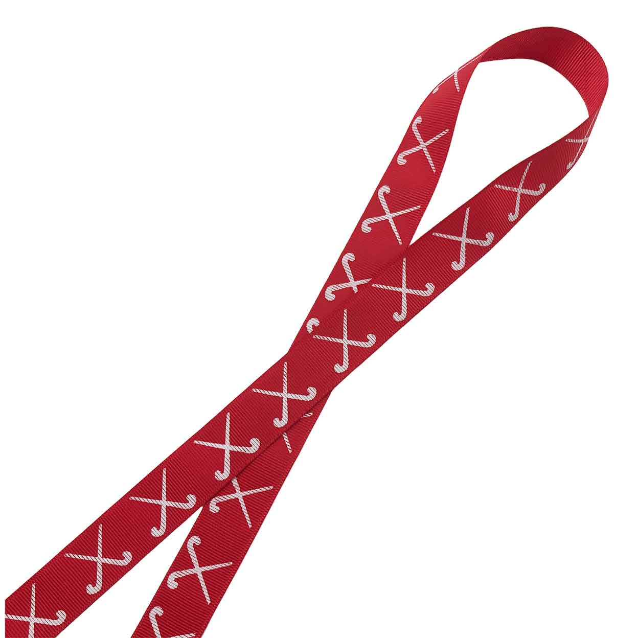 Field Hockey Printed Grosgrain Ribbon-By-The-Yard