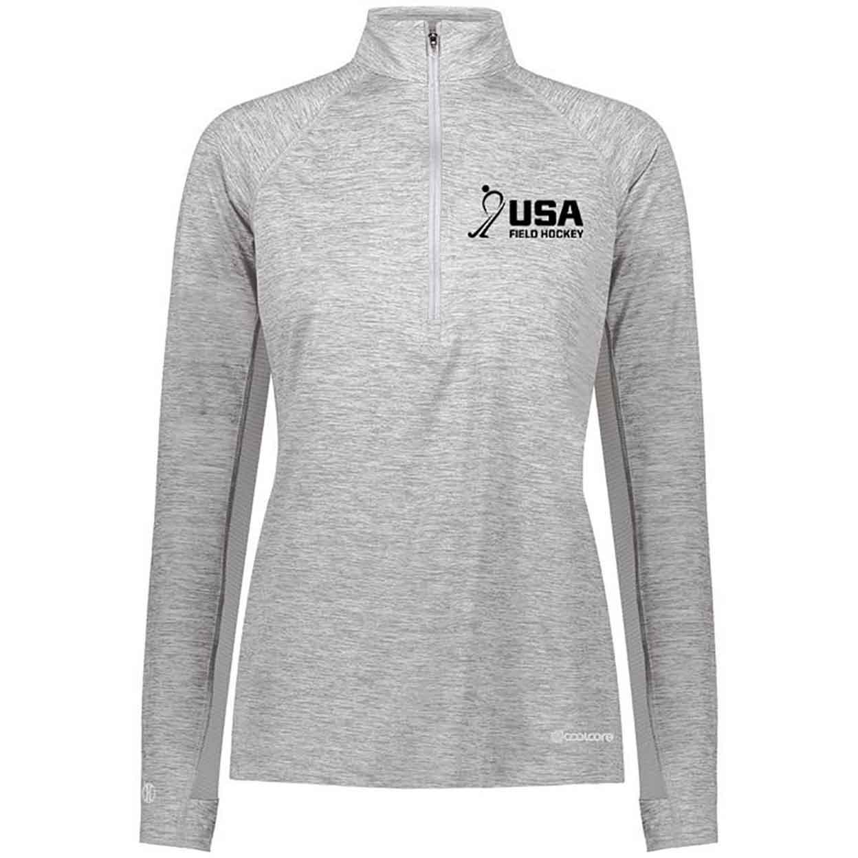 USA Field Hockey Ladies Electrify Coolcore Half Zip Pullover