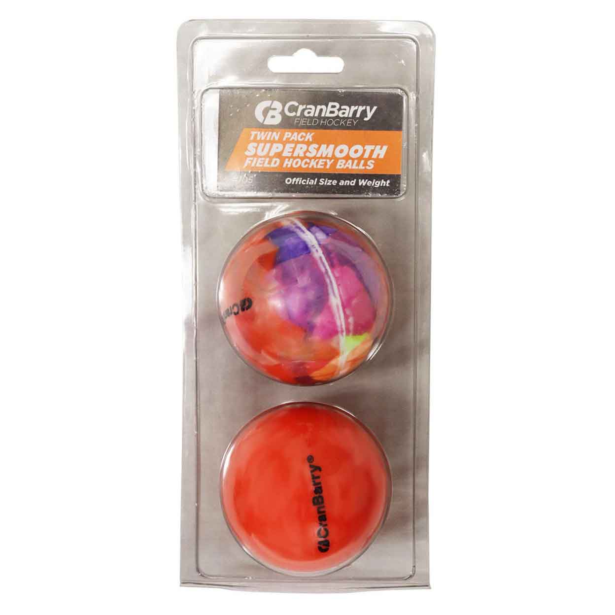 Cranbarry Supersmooth Field Hockey Ball Twin Pack