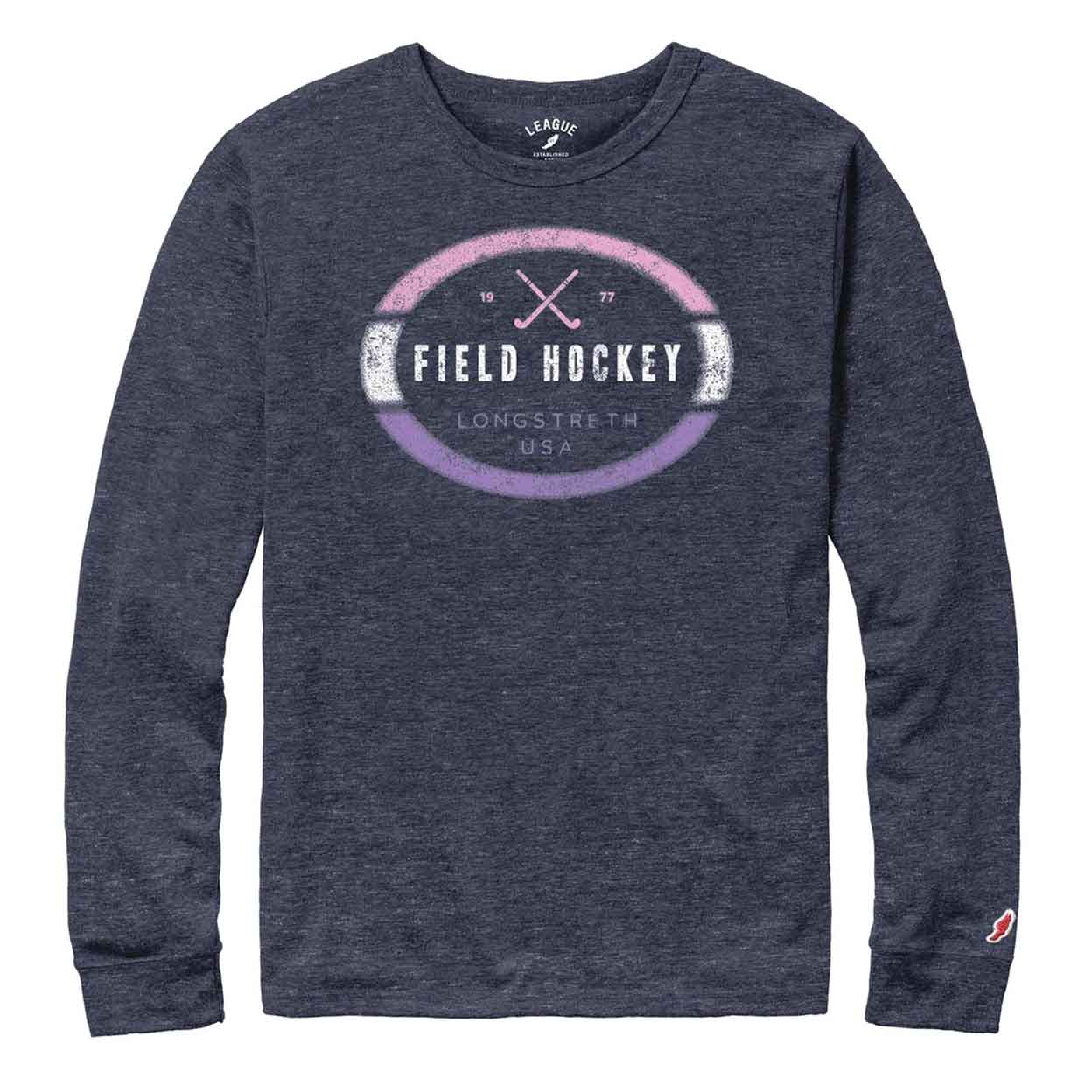 Field Hockey Tri-Blend Long Sleeve Tee