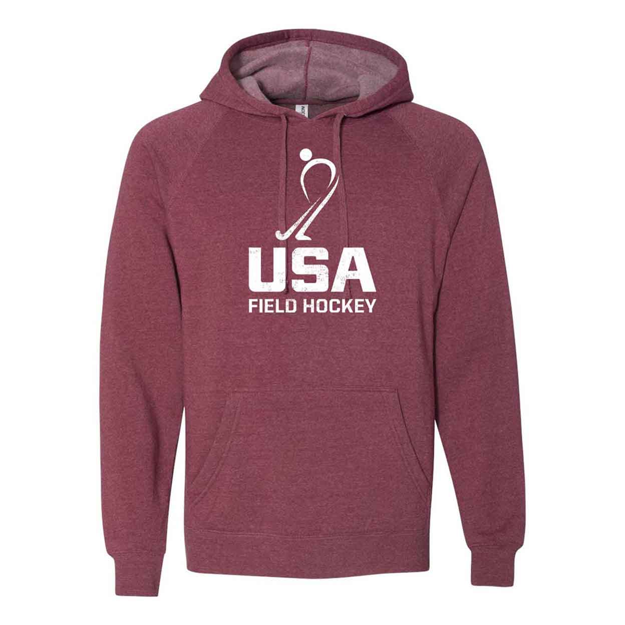 USA Field Hockey Unisex Raglan Hooded Sweatshirt