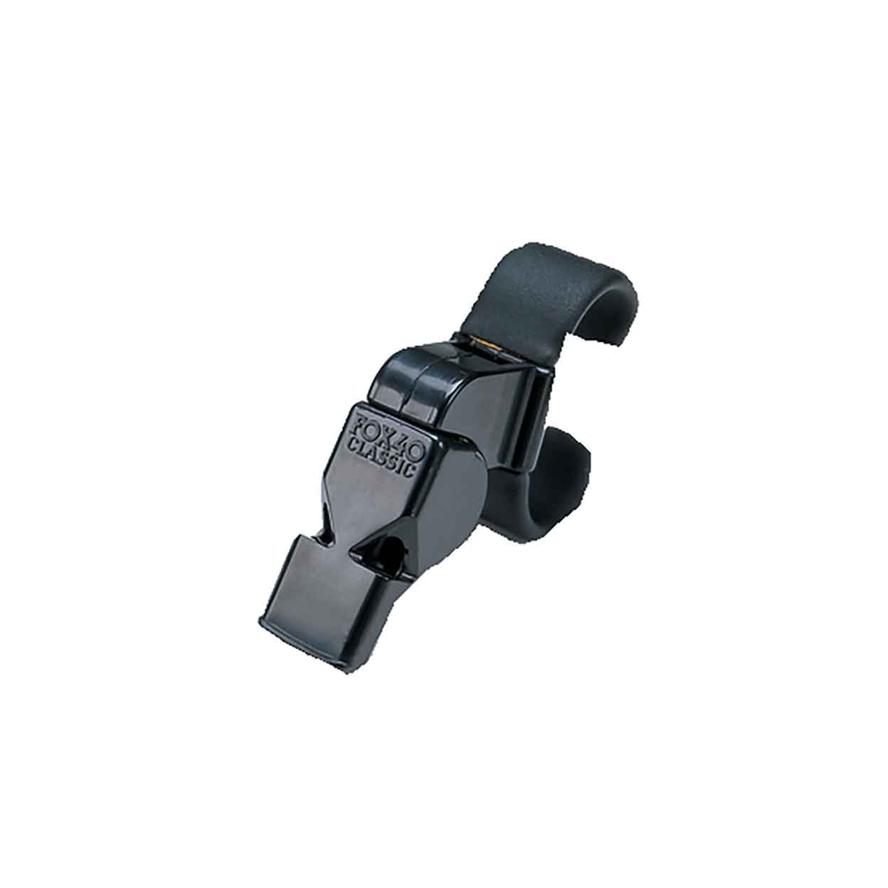 Fox 40 Black Plastic Finger Grip Whistle