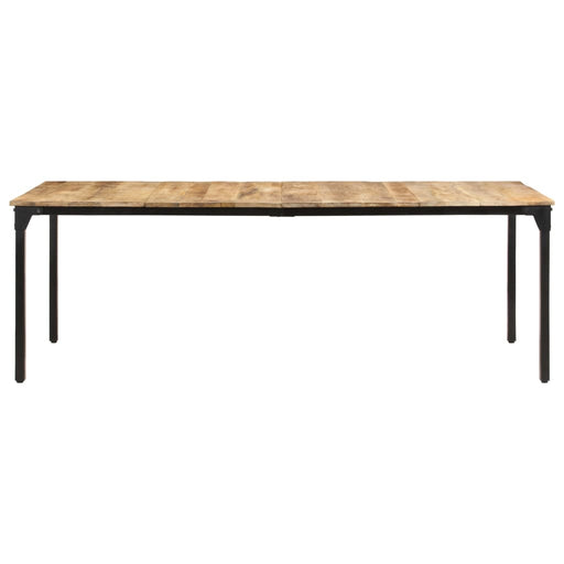 Dining Table 86.6"x39.4"x29.9" Rough Mango Wood Kitchen & Dining Room Tables - Marions home