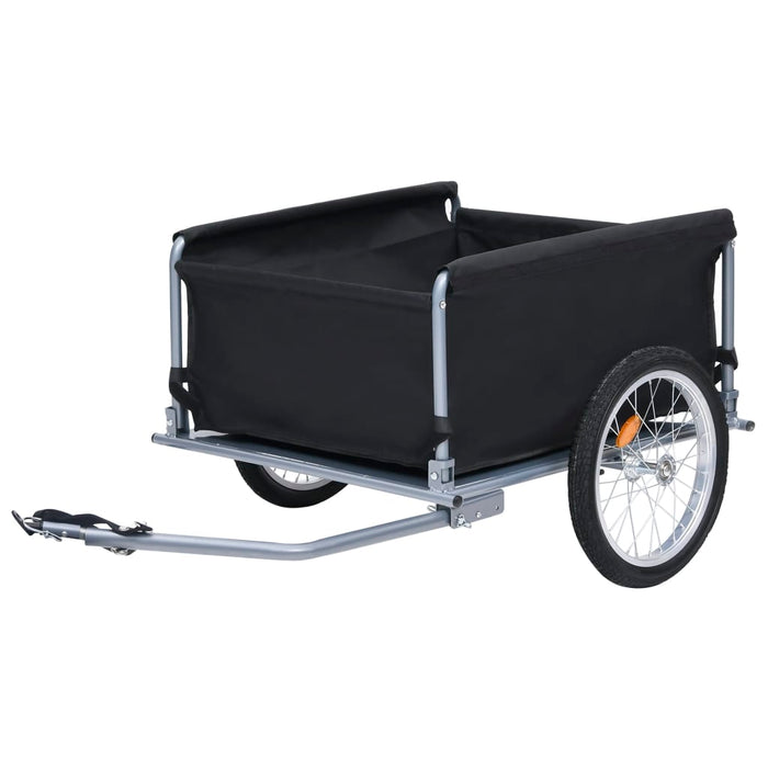 Bike Cargo Trailer Black and Gray 143.3 lb Bicycle Trailers - Marions home