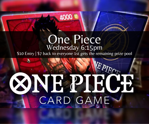 One Piece Trading Card Game at Elemental Arcade Gosford Wednesday Nights