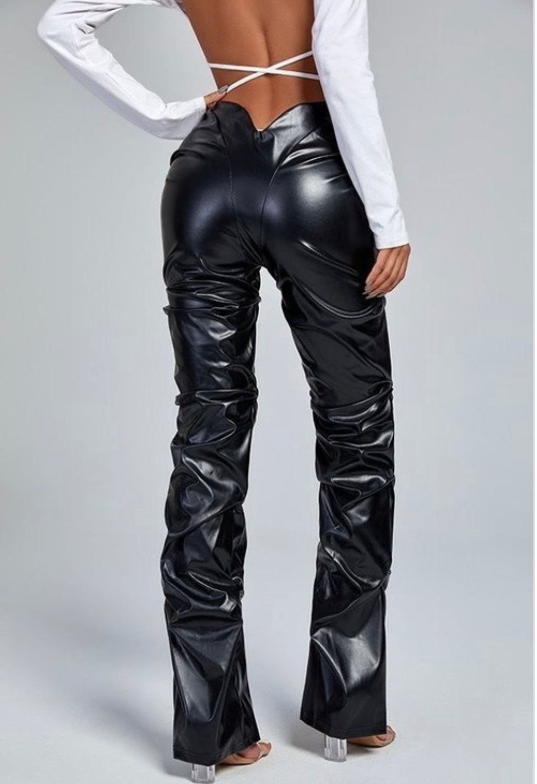 BIONIC JOI Dark Geek Pants Leather Pants | www.canoprint.com