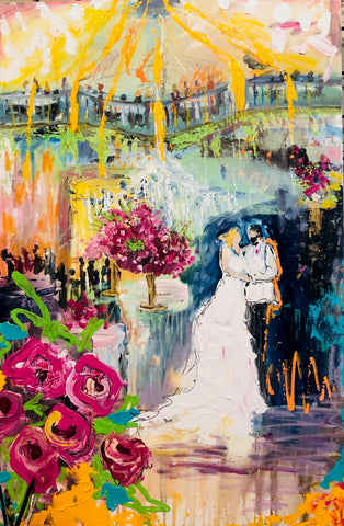 Live Wedding Paintings Tracee Gentry Matthews