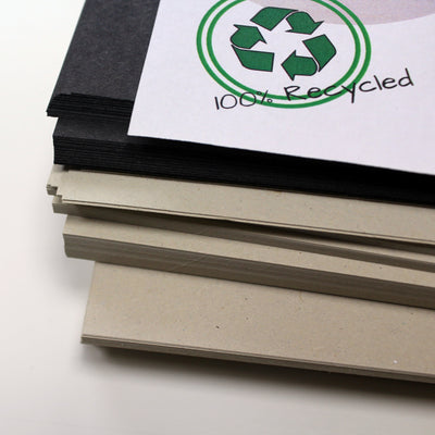Recycled A3 Black Sugar Paper 100gsm Black Recycled Construction Paper  Stock Choose Quantity 