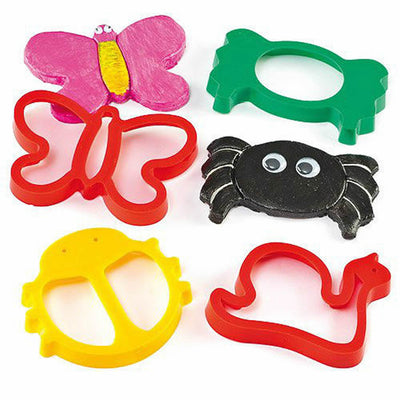 Plastic Farm Yard Animal Dough Cutters for Kids Baking, Biscuit Making &  Modelling Pack of 6 