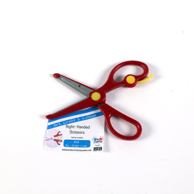 High Quality Spring Aided Children's Left Handed Scissors
