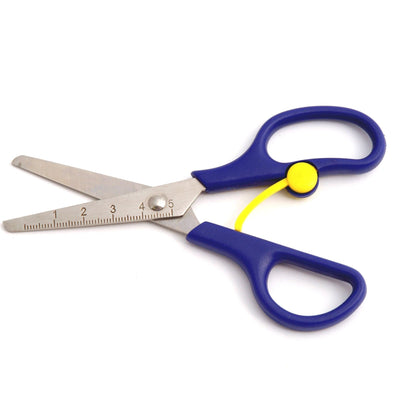 Ashton and Wright Children's Left Handed Scissors Green & Yellow Single