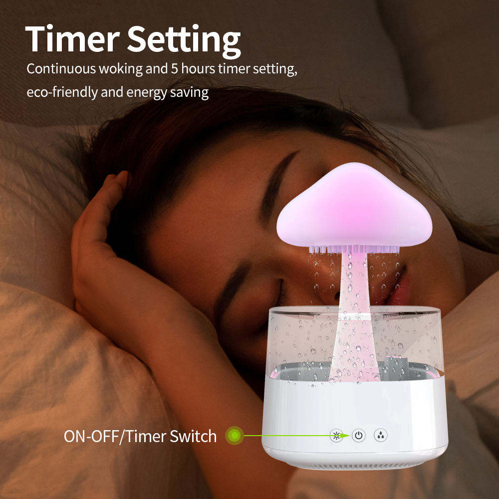 Bedroom Anti-Gravity Humidifier With Clock Water Drop Backflow Aroma  Diffuser Large Capacity Office Bedroom Mute Heavy Fog Household Sprayer -  CJdropshipping