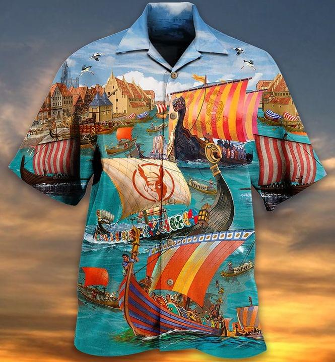 Viking Hawaiian Shirt Pre11431