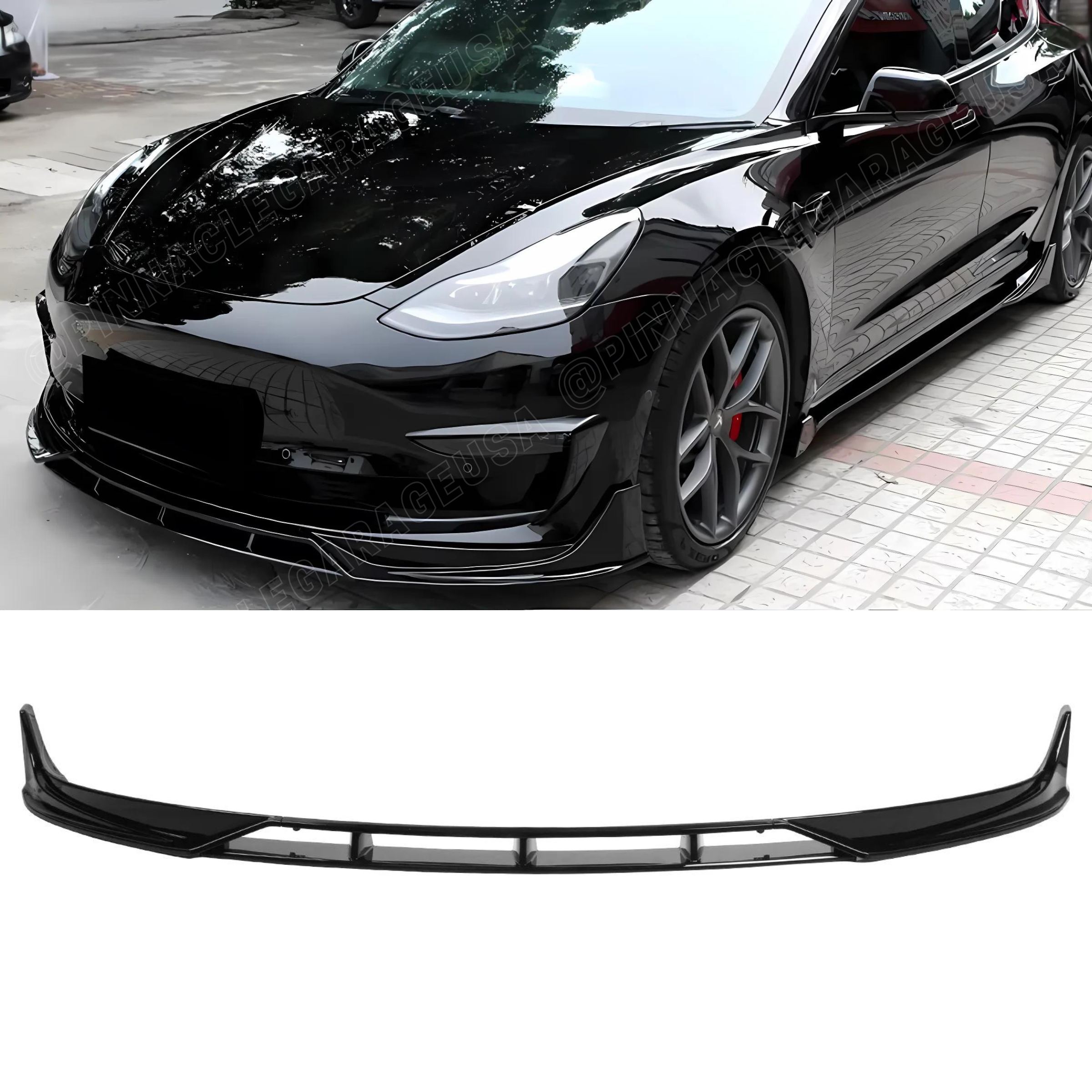 2017-2022 Tesla Model 3 Front Bumper Splitter Lip
