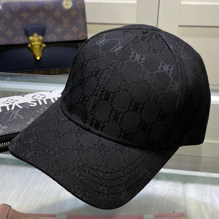 Balenciaga Fashion Letter Full Printed Baseball Cap Sun Hat