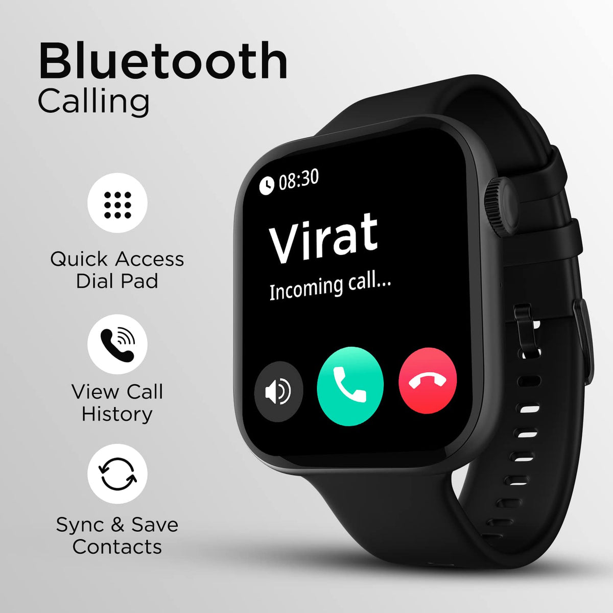 Buy Smart Watch Calling Combo (Smart Watch + Free Bluetooth Earphones +  Mobile Stand) (SW4) Online at Best Price in India on Naaptol.com