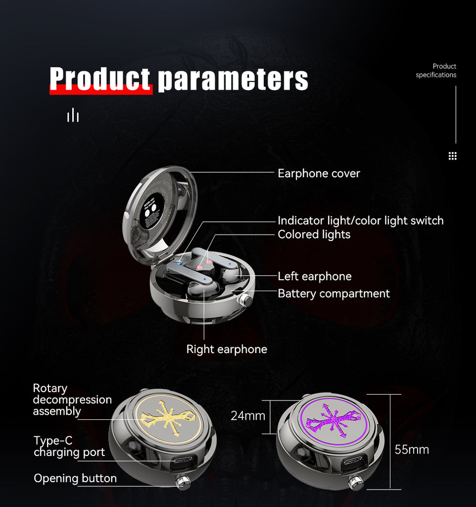 skull pocket watch desgin Product Parameter
