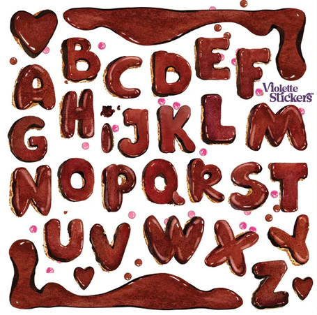 BULK BUY: 25 sheets Ornate Alphabet stickers – Sticker Stash Outlet