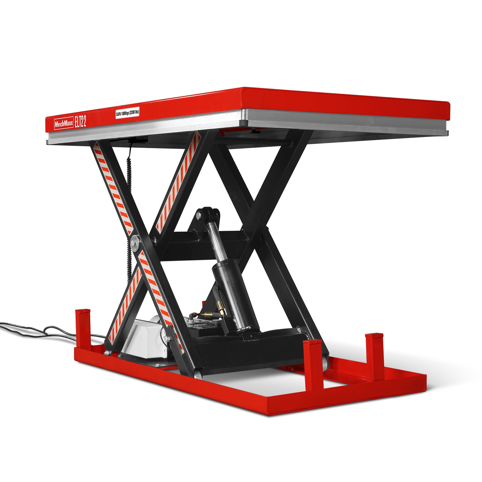 2200lb Capacity Stationary Electric Hydraulic Lift Table , 51.2” x 32.3”Platform, 39.4”Lift Height ,UL Certified Motor - Image 6