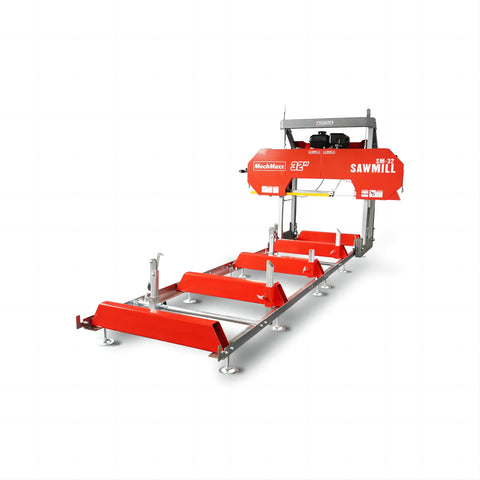 32" Portable Sawmill, 420cc 15HP Gasoline Engine