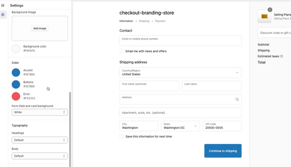 Shopify Checkout Editor