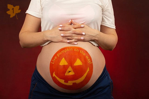 pumpkin baby bump