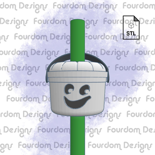 STL file It's probably wine - Straw Topper・3D printable model to
