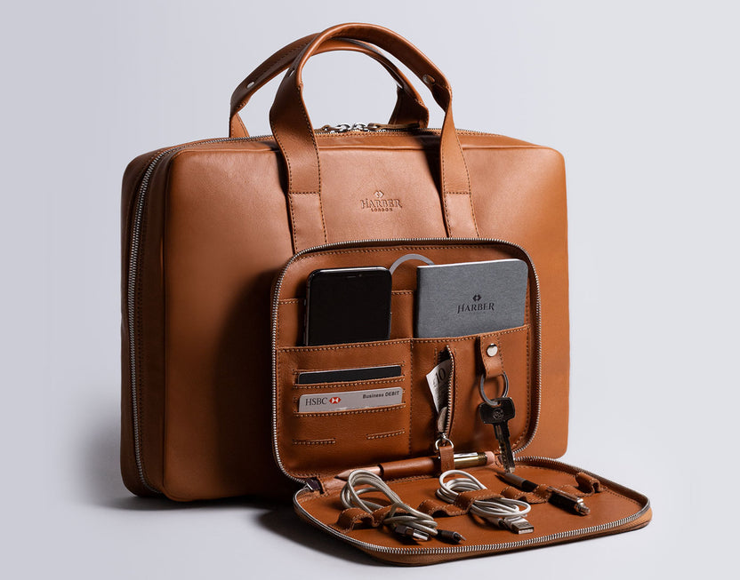 Leather Briefcases | Free Fast Shipping | Harber London